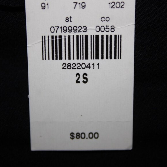 Express $80 Sz 2S x 25 Black Denim Skinny High Rise Cotton Polyester Jeans - Picture 12 of 16